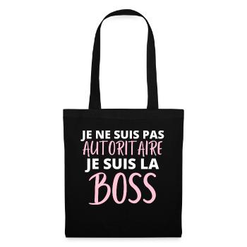 La de la maison fête des mères - Sac en tissu - noir - Devant