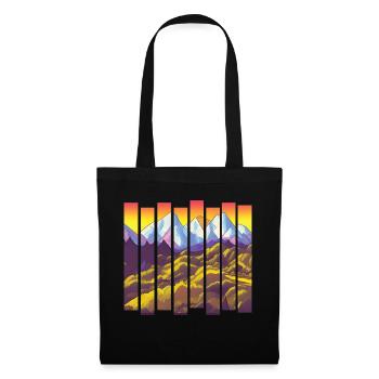 Mountains Hiking Mountain Hiking Hiking Mountain Hikers - Tote Bag - black - Front