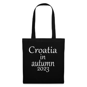 Croatia in autumn 2023 - Stoffbeutel - Schwarz - Vorne