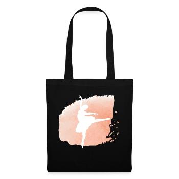 Danse Musique de danse - Sac en tissu - noir - Devant