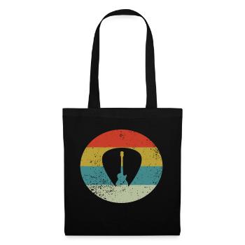 Guitar Musician Guitarist Retro - Tote Bag - black - Front