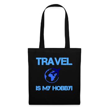 Passe-temps de voyage - Sac en tissu - noir - Devant