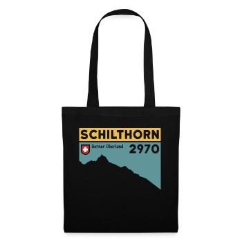 Schilthorn Randonnée Randonnée Ski Oberland bernois - Sac en tissu - noir - Devant