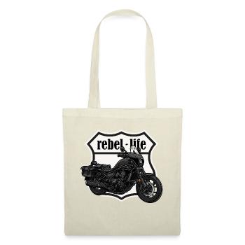 Chopper // Custom // Moto - Sac en tissu - nature - Devant