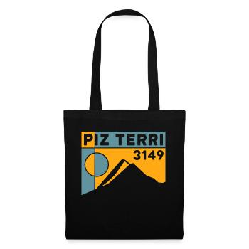 Piz Terri Adula Alps Mountain Tour Souvenir - Tote Bag - black - Front