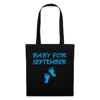 Baby for SEPTEMBER - Sac en tissu - noir - Devant