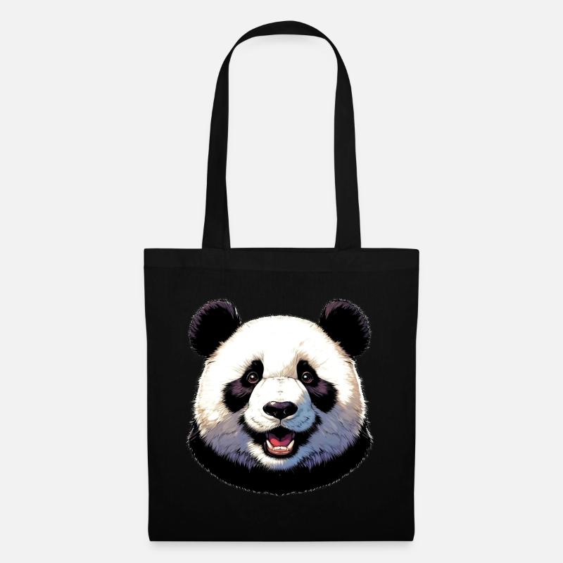 Panda - Tote Bag - black