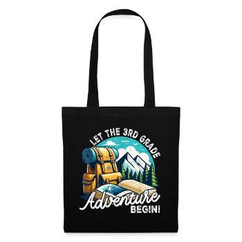 Third Grade Adventure Begins - Tote Bag - black - Front