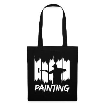 Painting and varnishing - Tote Bag - black - Front