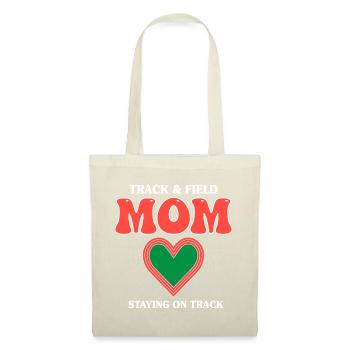 Une mère athlétiste reste sur la voie du succès - Sac en tissu - nature - Devant