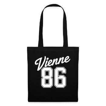 Vienne 86 - Sac en tissu - noir - Devant