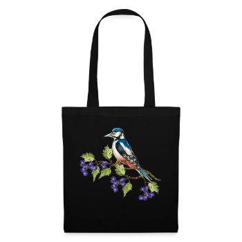 Colorful bird - Tote Bag - black - Front