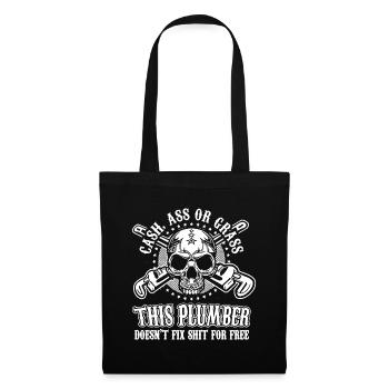 This Plumber Doesn't Fix For Free - Tote Bag - black - Front