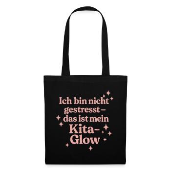 Ich bin nicht gestresst... (rosa) - Stoffbeutel - Schwarz - Vorne