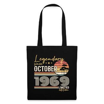 Cadeau Octobre 1969 - Génial Depuis Octobre 1969 - Sac en tissu - noir - Devant