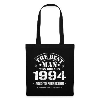 Born in 1994 Birthday 1994 - 31 Years Retro - Tote Bag - black - Front