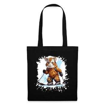 Horse Ski Skiing - Tote Bag - black - Front