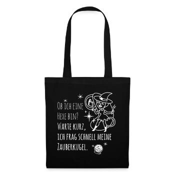 Ask My Magic Orb – Spiritual Witch Spell - Tote Bag - black - Front