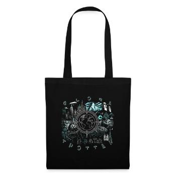Globe-trotter - Sac en tissu - noir - Devant