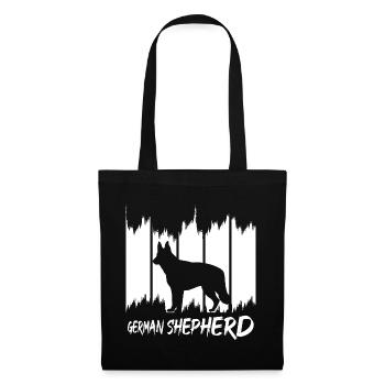 German Shepherd - Tote Bag - black - Front