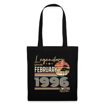 February 1996 Anniversary 1996 Legends February - Tote Bag - black - Front