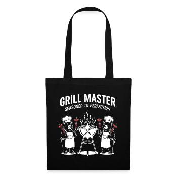 Grill Master Bear Chef Duo - Tote Bag - black - Front