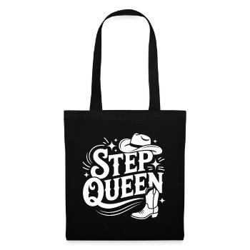 Step Queen Line Dance Western - Stoffbeutel - Schwarz - Vorne