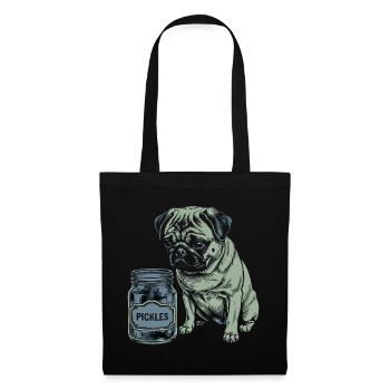 Dog Friend Design – Heart for Four-legged Friends - Tote Bag - black - Front