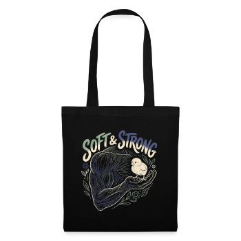 Soft And Strong Men - Tote Bag - black - Front
