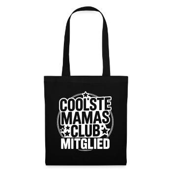 Coolste Mamas Club Mitglied - Stoffbeutel - Schwarz - Vorne