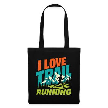 I Love Trail Running - Tote Bag - black - Front