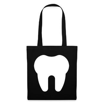 Dentiste, dentiste, cabinet dentaire - Sac en tissu - noir - Devant