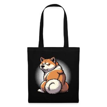 Akita Akita propriétaire Akitas Akita amoureux Akitafan - Sac en tissu - noir - Devant