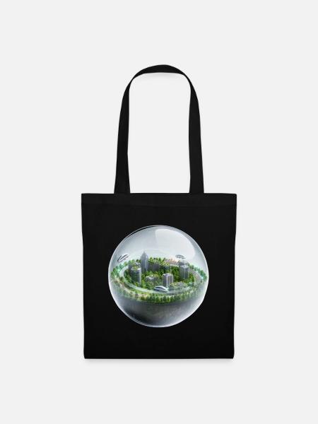 Glass Sphere - Stoffbeutel - Schwarz