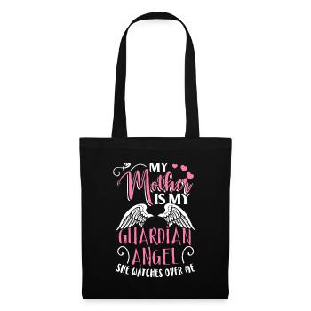 My mom is my guardian angel - Tote Bag - black - Front