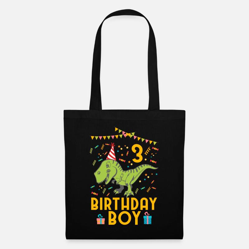 Birthday Boy - 3rd birthday - Tote Bag - black