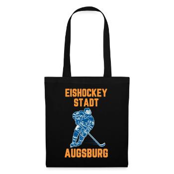 Eishockey Stadt AUGSBURG - Stoffbeutel - Schwarz - Vorne