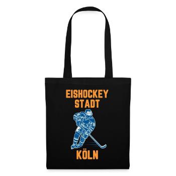 Eishockey Stadt Köln - Stoffbeutel - Schwarz - Vorne