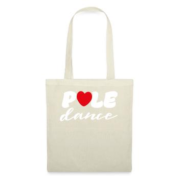 Pole Dance Pole Fitness Pole Dancer Geschenk - Stoffbeutel - Natur - Vorne