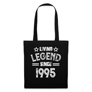 Living Legend depuis 1995 95er cadeau cru - Sac en tissu - noir - Devant