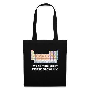 Periods of Chemistry Physics Shirt Gift - Tote Bag - black - Front