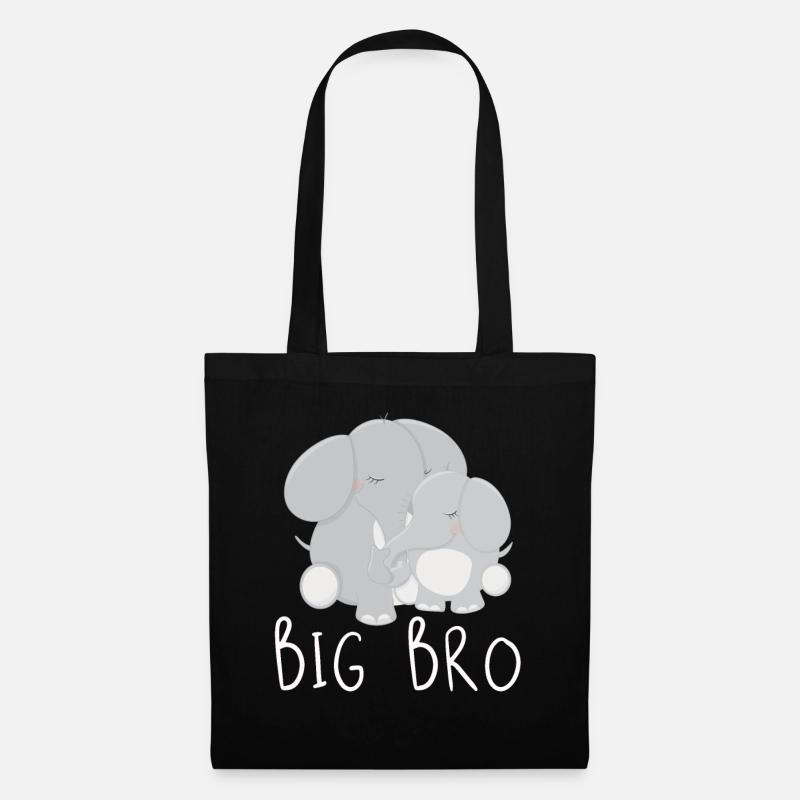 big bro - Stoffbeutel - Schwarz