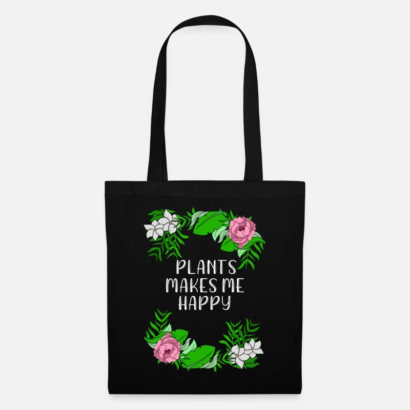 Idée de cadeau fleuriste rose - Sac en tissu - noir