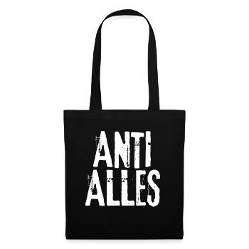 Anti Tout - Sac en tissu - noir - Devant