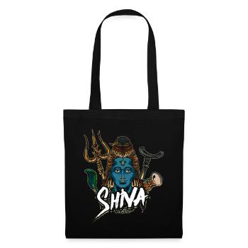 Don de divinité hindouisme Shiva - Sac en tissu - noir - Devant
