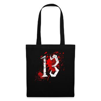 Vendredi 13 juillet 2018 jour de malchance - Sac en tissu - noir - Devant