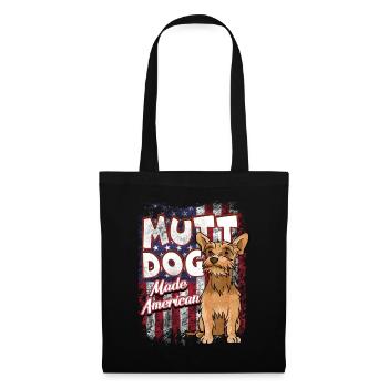 MUTT American Made Tea Awesome Mutt Dog - Tote Bag - black - Front