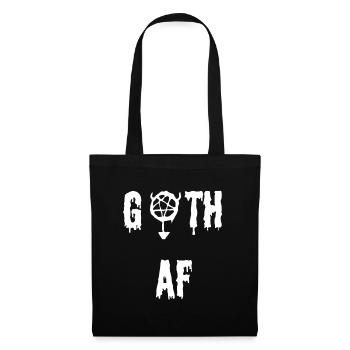 Goth as fu ** - Gift for Gothic's Goths - Tote Bag - black - Front