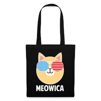 Meowica cats land great gift idea - Tote Bag - black - Front