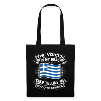 Go to Greece - Vacation Athens Acropolis Poison - Tote Bag - black - Front